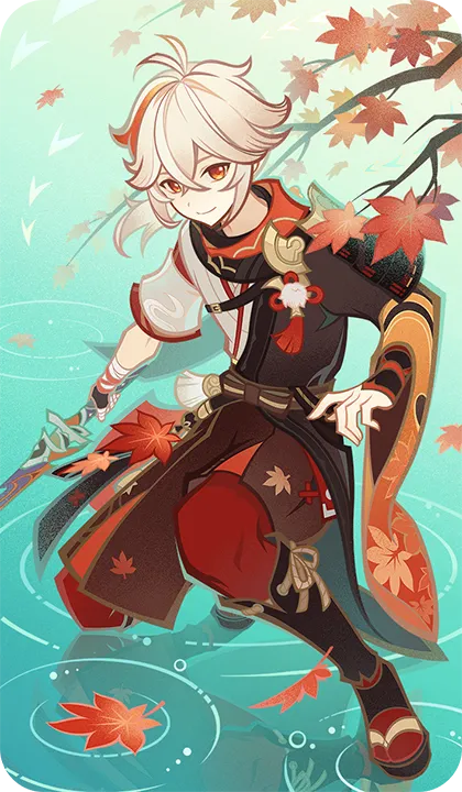 Kaedehara Kazuha · TCG card from Genshin Impact