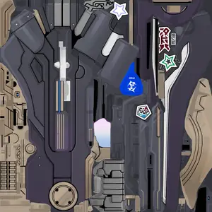 Serval · Weapon colour texture from Honkai: Star Rail