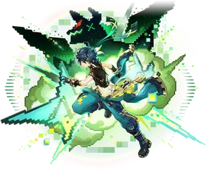 Kinich · Wish splash art from Genshin Impact