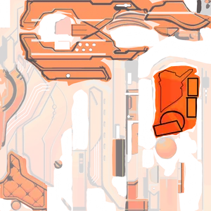 Gepard · Weapon lightmap texture from Honkai: Star Rail