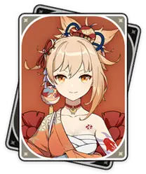 Yoimiya · Character card from Genshin Impact