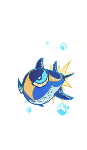 Mualani · TCG summon: Shark Missile, foreground layer