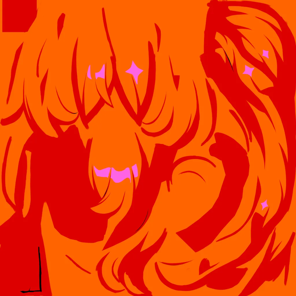 Hyacine · Hair lightmap texture from Honkai: Star Rail