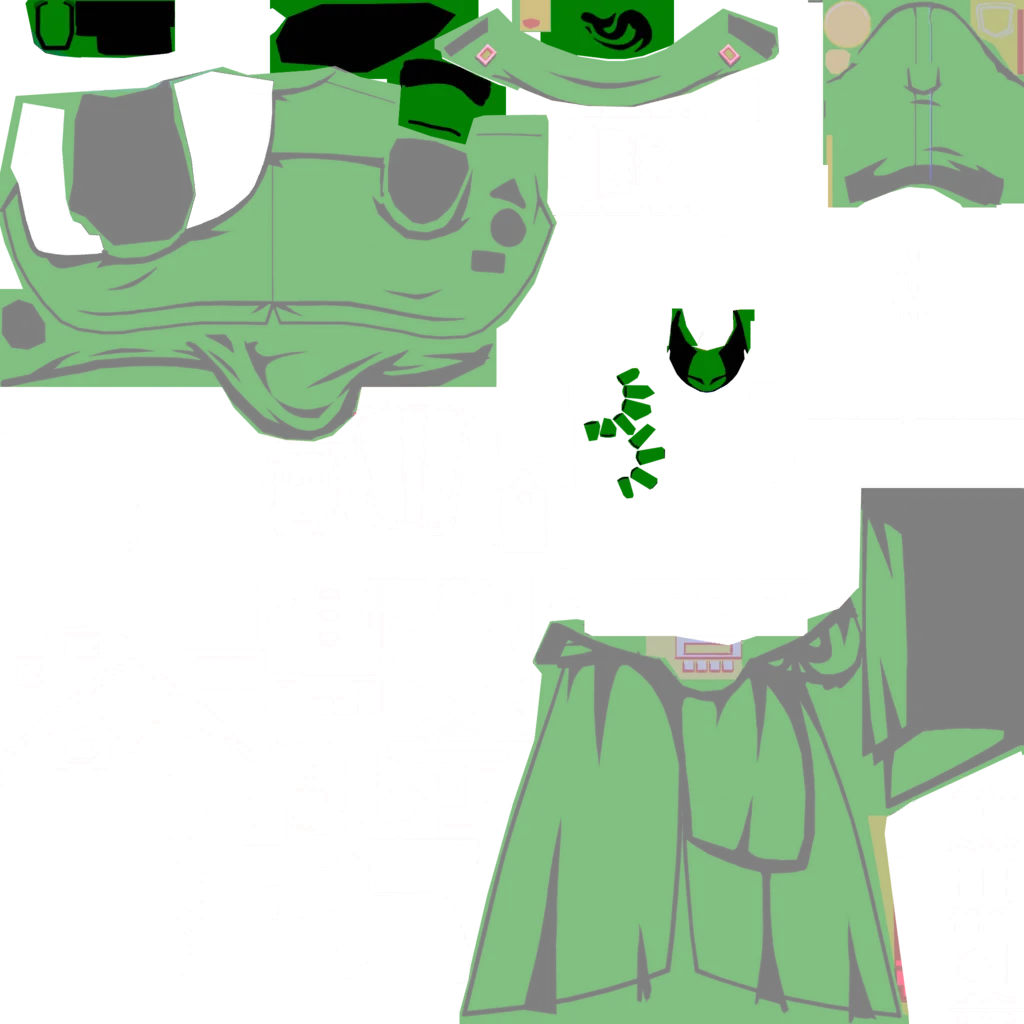 Thoma · Body lightmap texture from Genshin Impact