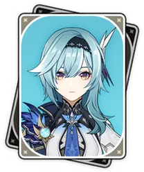 Eula · Character card from Genshin Impact