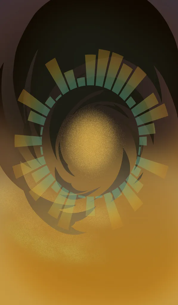 Xilonen · TCG talent card, background layer from Genshin Impact