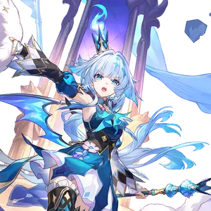 Cerydra · Warp art from Honkai: Star Rail