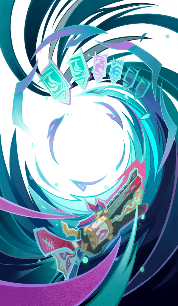 Chasca · TCG talent card, middle layer from Genshin Impact