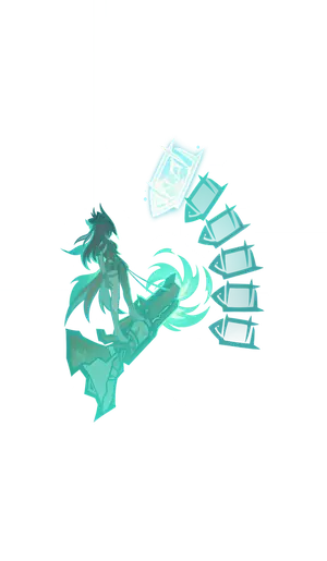 Chasca · TCG summon: Shining Shadowhunt Shell: Cryo, middle layer