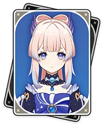 Sangonomiya Kokomi · Character card from Genshin Impact