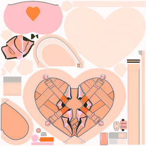 Sampo · Handbag lightmap texture from Honkai: Star Rail