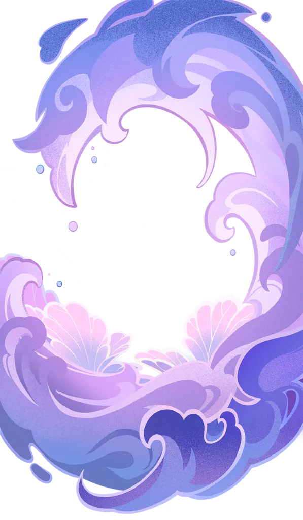 Sangonomiya Kokomi · TCG talent card, middle layer from Genshin Impact