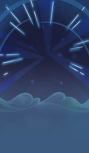 Sangonomiya Kokomi · TCG summon: Bake-Kurage, background layer