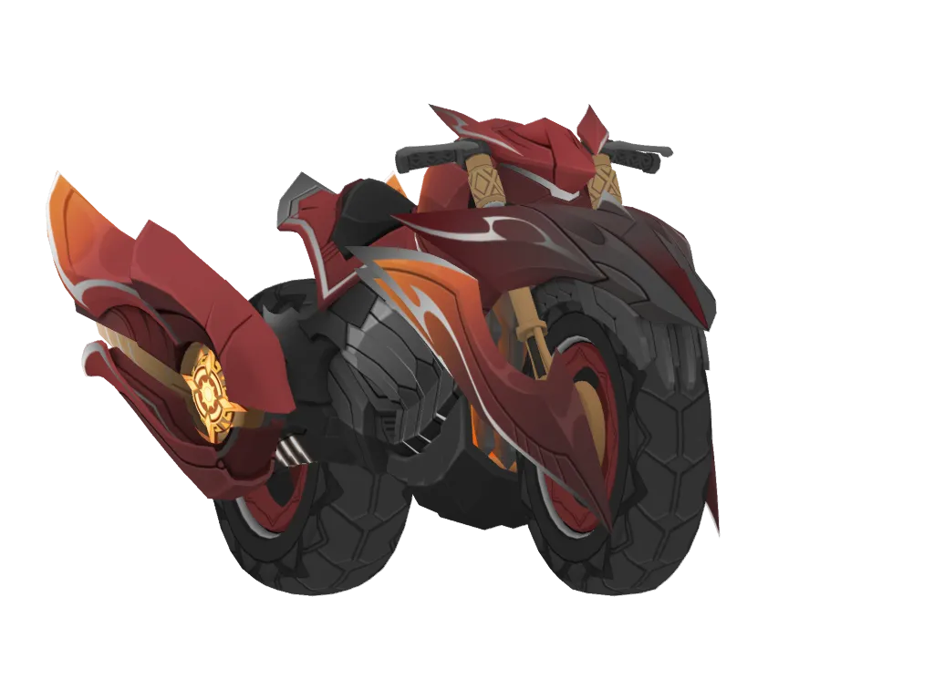 Mavuika · Motorcycle (skill) 3D model from Genshin Impact