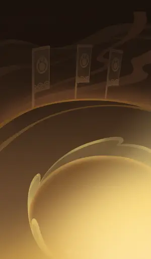 Gorou · TCG summon: General's Glory, background layer