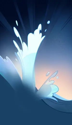 Mavuika · TCG summon: Flamestrider: Blazing Trail, background layer