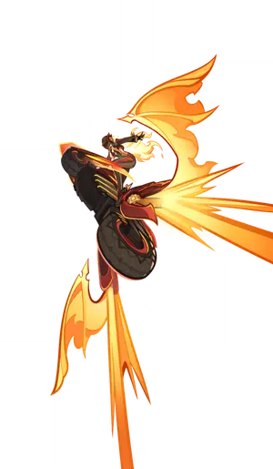 Mavuika · TCG summon: Flamestrider: Soaring Ascent, middle layer