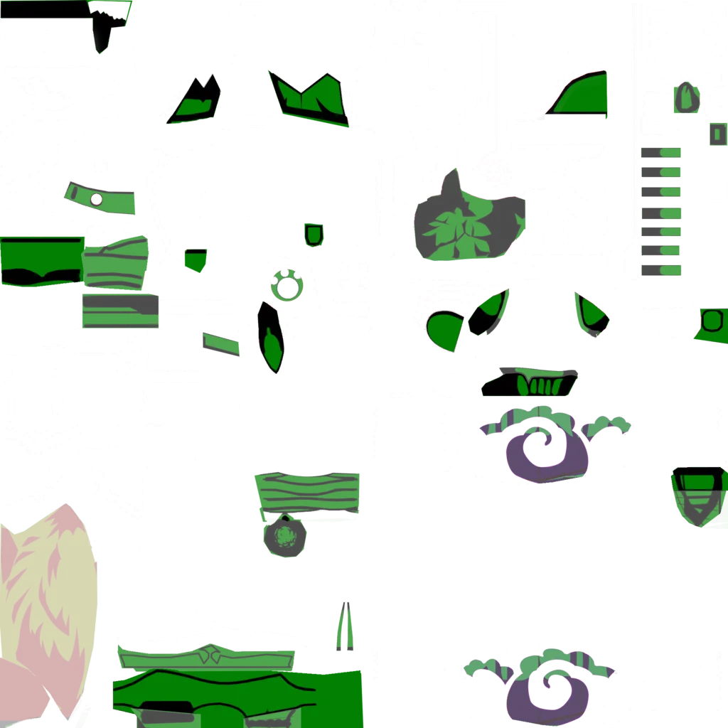 Gorou · Body lightmap texture from Genshin Impact