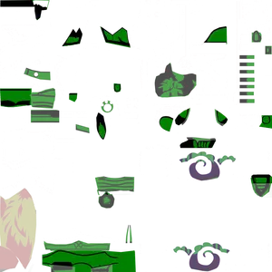Gorou · Body lightmap texture