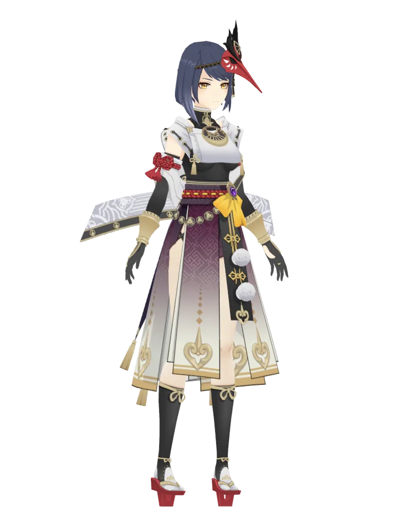 Kujou Sara · 3D model from Genshin Impact
