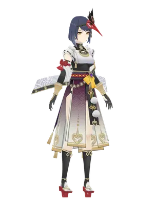 Kujou Sara · 3D model