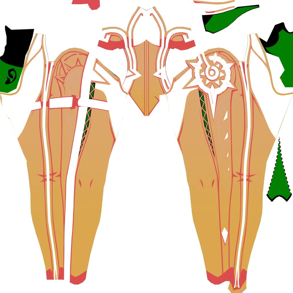 Mavuika · Body lightmap texture from Genshin Impact