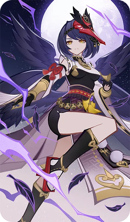 Kujou Sara · TCG card from Genshin Impact