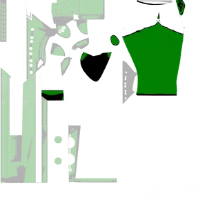 Kujou Sara · Body lightmap texture