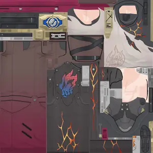 Luka · Body1 colour texture from Honkai: Star Rail
