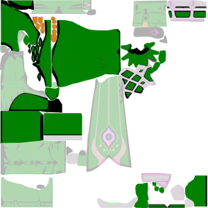 Citlali · Body lightmap texture