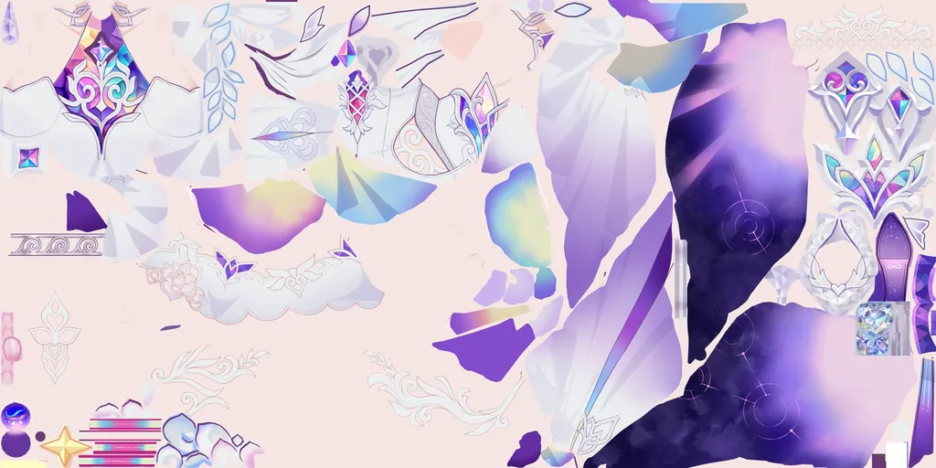 Cyrene · Body colour texture from Honkai: Star Rail