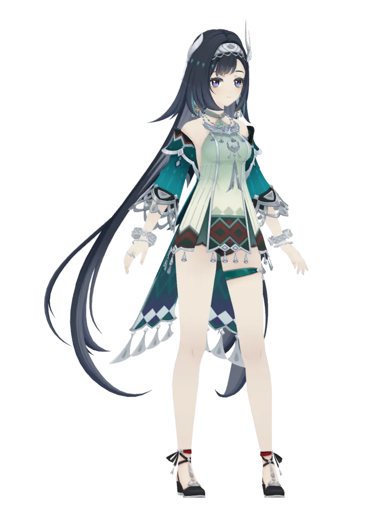 Lan Yan · 3D model from Genshin Impact