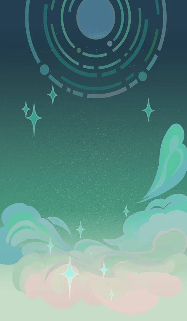 Lan Yan · TCG talent card, background layer from Genshin Impact