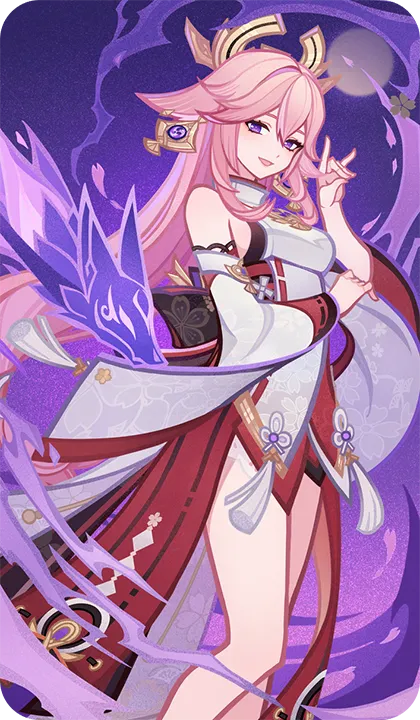 Yae Miko · TCG card from Genshin Impact