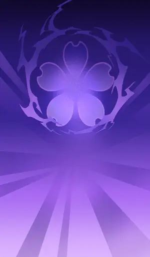Yae Miko · TCG summon: Sesshou Sakura, background layer