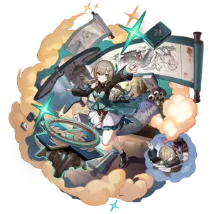 Qingque · Splash art from Honkai: Star Rail