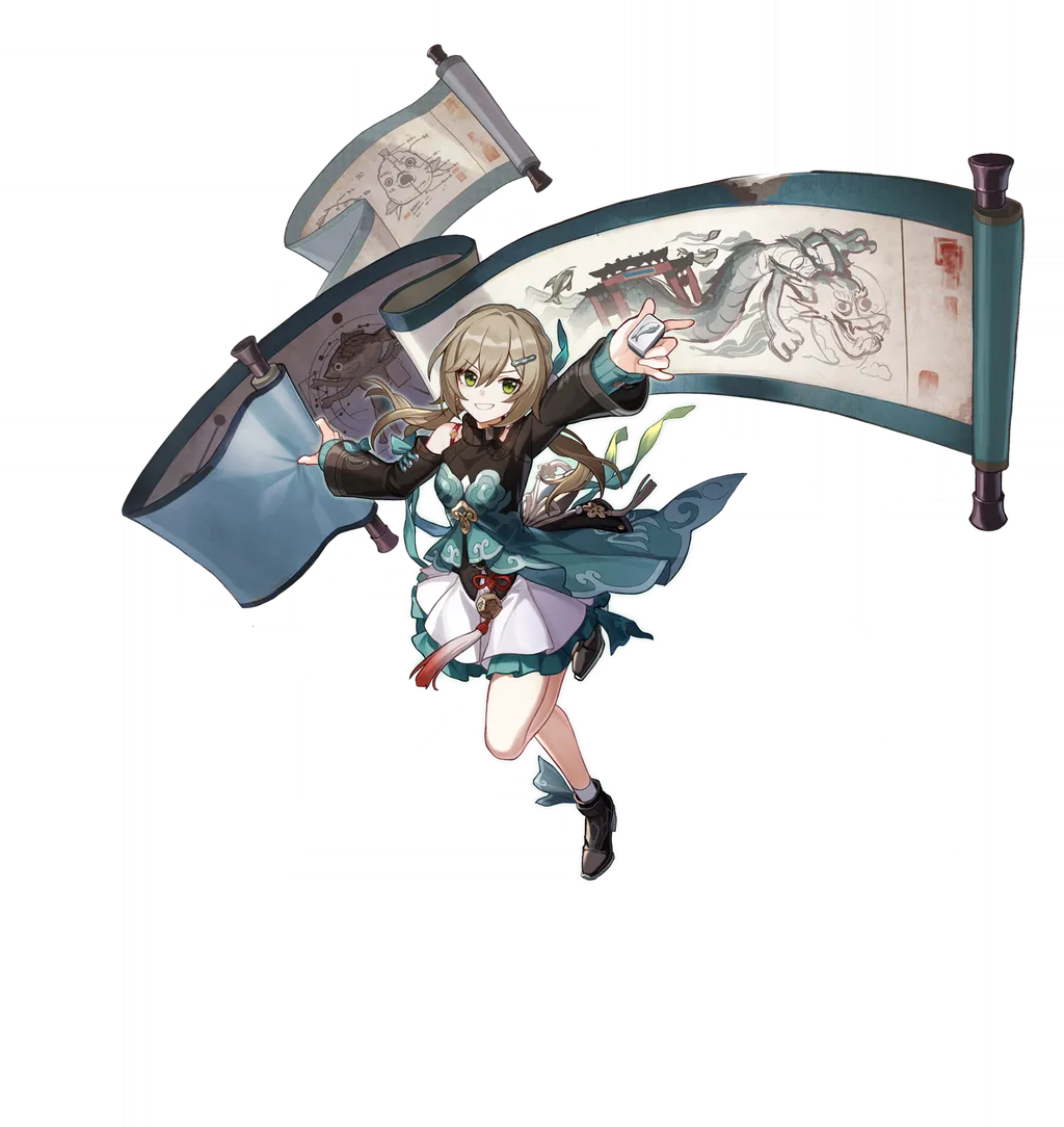 Qingque · Splash art (character) from Honkai: Star Rail