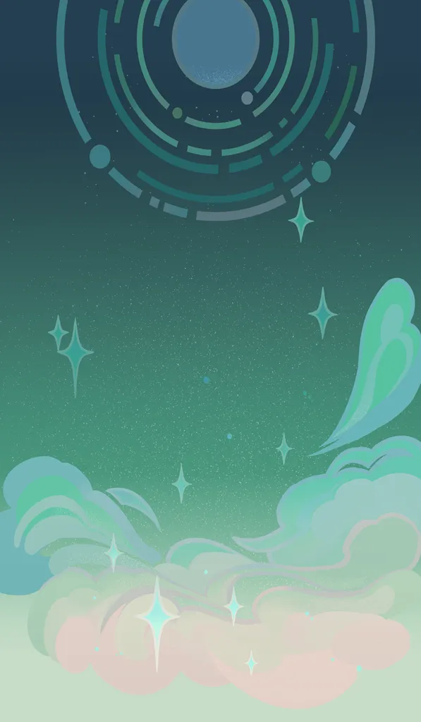 Yumemizuki Mizuki · TCG talent card, background layer from Genshin Impact
