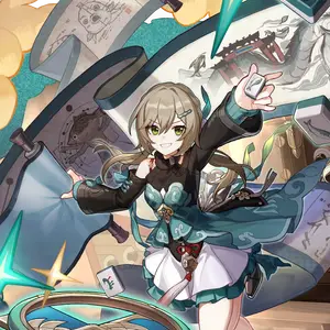 Qingque · Warp art from Honkai: Star Rail