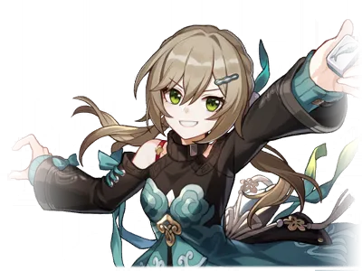 Qingque · Special action art from Honkai: Star Rail