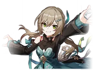 Qingque · Special action art from Honkai: Star Rail