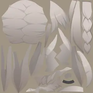 Qingque · Hair colour texture from Honkai: Star Rail