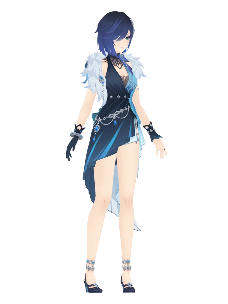 Yelan · Outfit 3D model from Genshin Impact