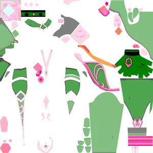 Yelan · Body lightmap texture