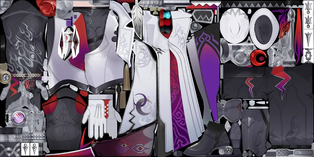 Ashveil · Body colour texture from Honkai: Star Rail