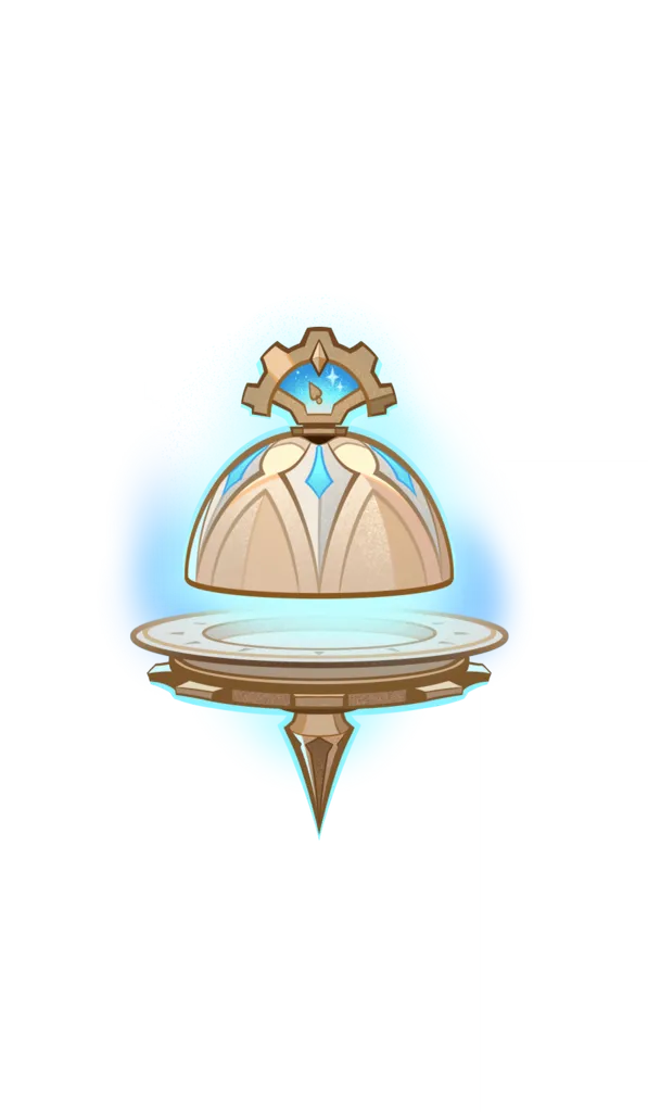 Escoffier · TCG summon: Cooking Mek: Cold Storage Mode, middle layer from Genshin Impact