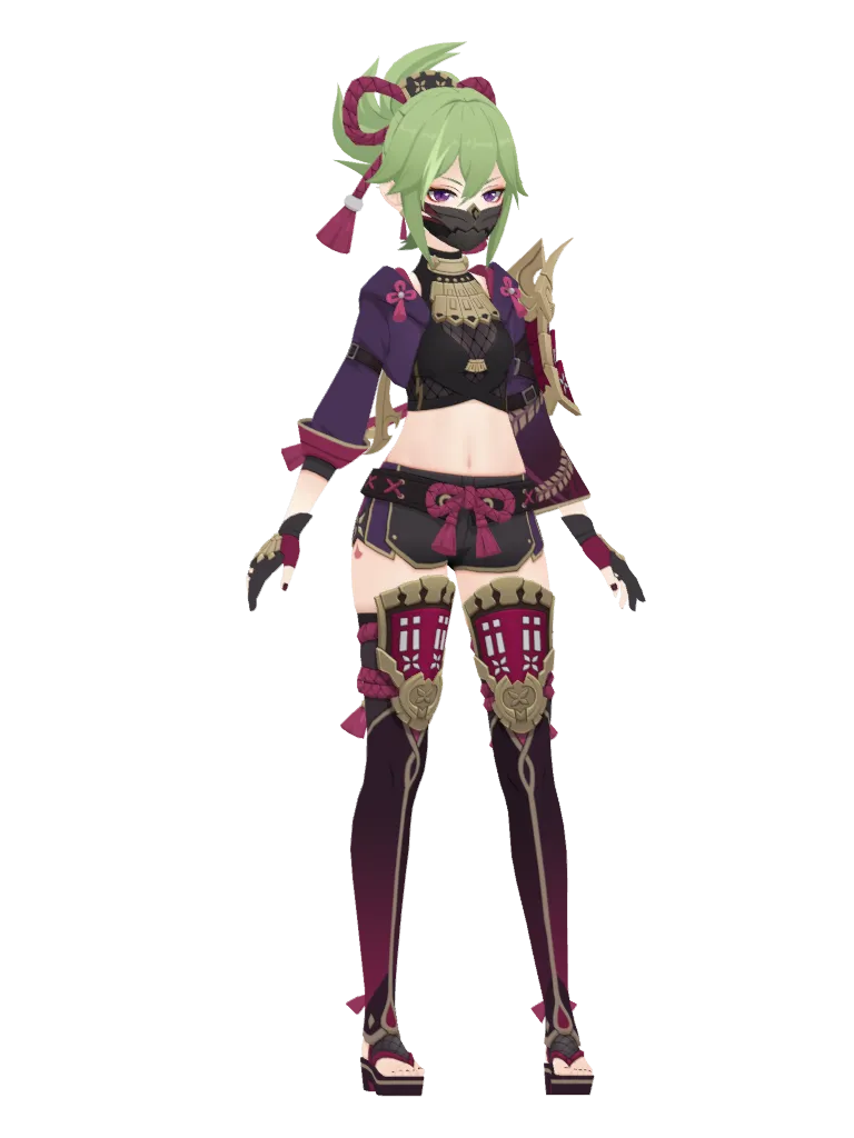 Kuki Shinobu · 3D model from Genshin Impact
