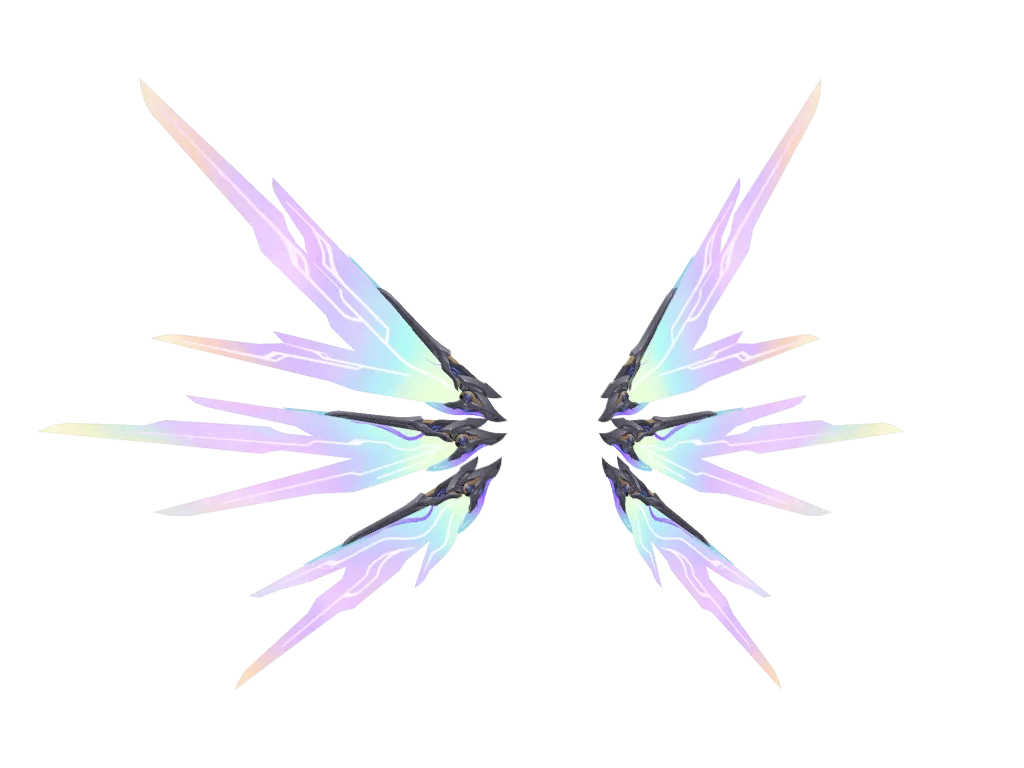 Silver Wolf LV.999 · Wings (skill) 3D model from Honkai: Star Rail