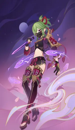 Kuki Shinobu · TCG card art