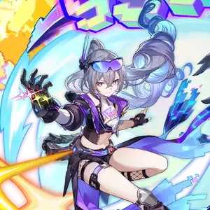 Silver Wolf LV.999 · Warp art